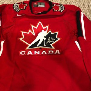 Team Canada AUTOGRAPHED HOCKEY JERSEY; Luke Schenn